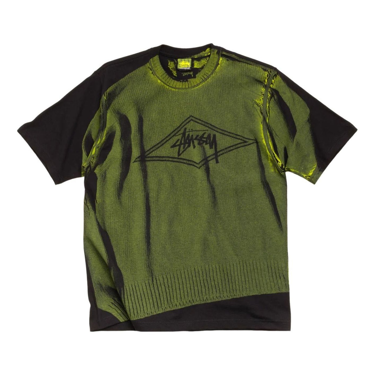Stussy Sweater T-Shirt 'Black' 1905193-BLAC