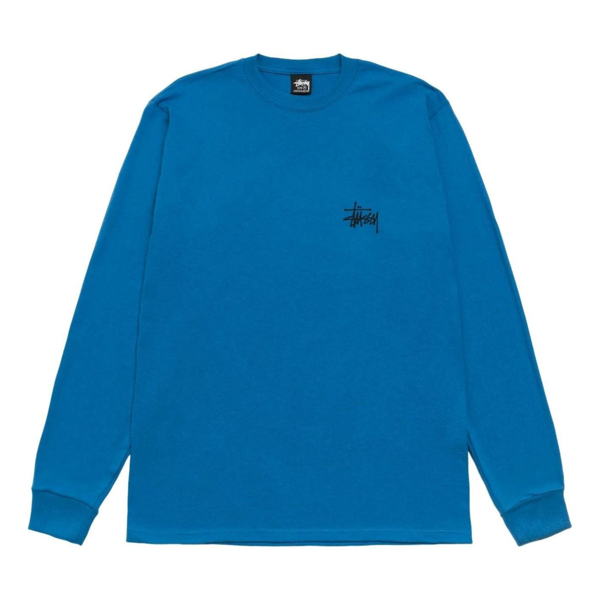 Stussy Basic Stussy Long Sleeve T-Shirt 'Blue' 1995000-BLE2
