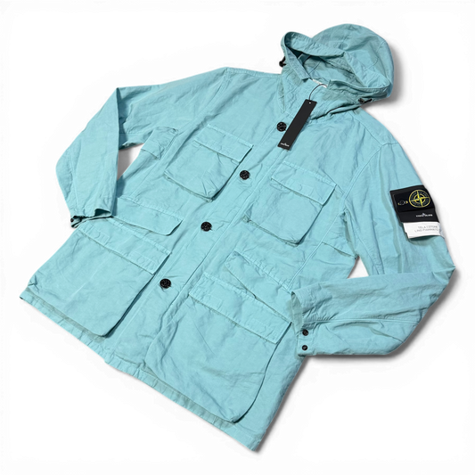 Stone Island Tela Cotone Lino Fiammato-TC