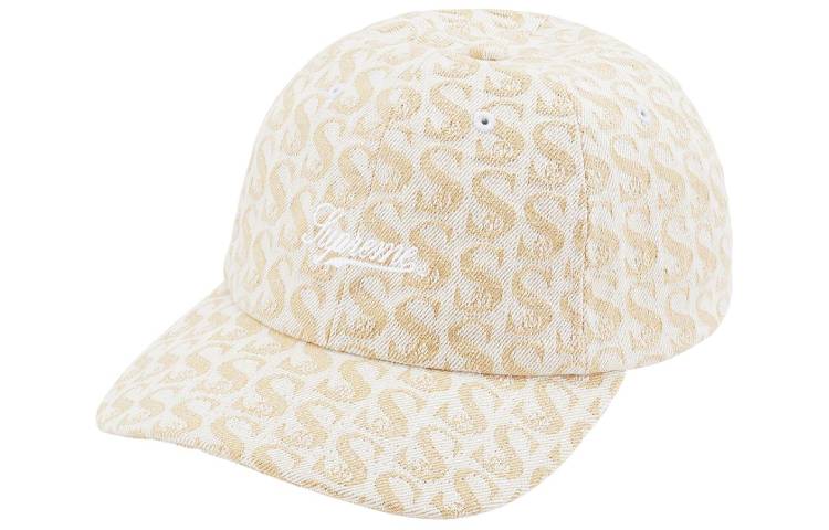 Supreme Monogram Denim 6-Panel 'White Gold' SUP-FW21-050