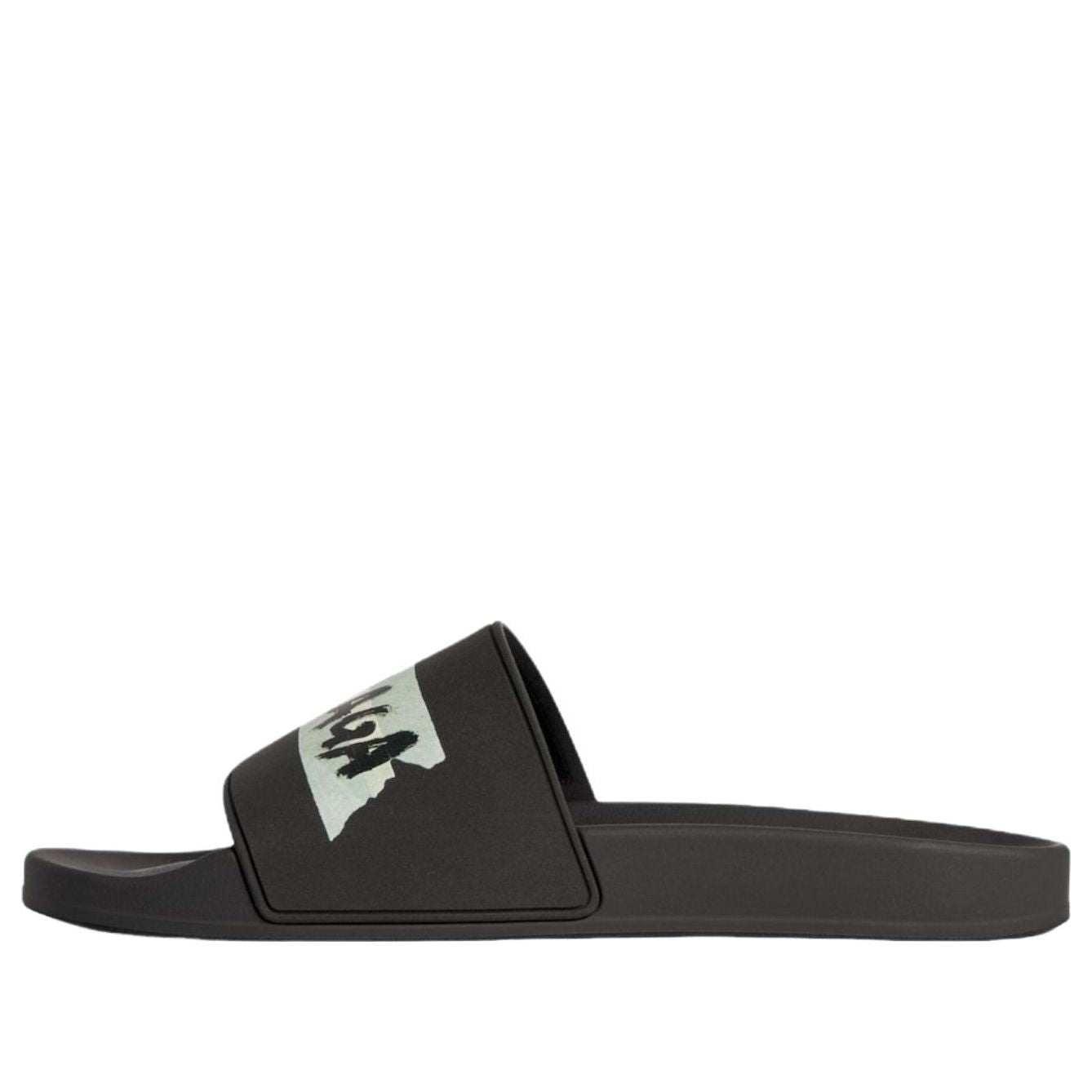 Balenciaga Pool Slide Sandal 'Black White' 689031W0FPC1090