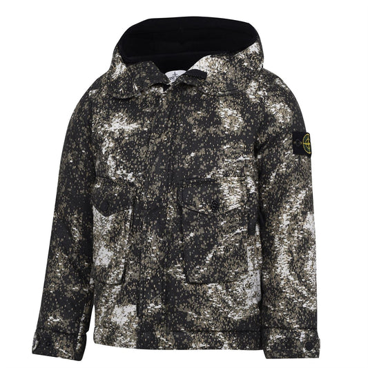Stone Island Junior Camouflage Utility Jacket