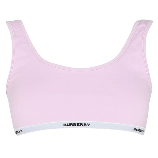 Womens Burberry Pink Logo Bikini