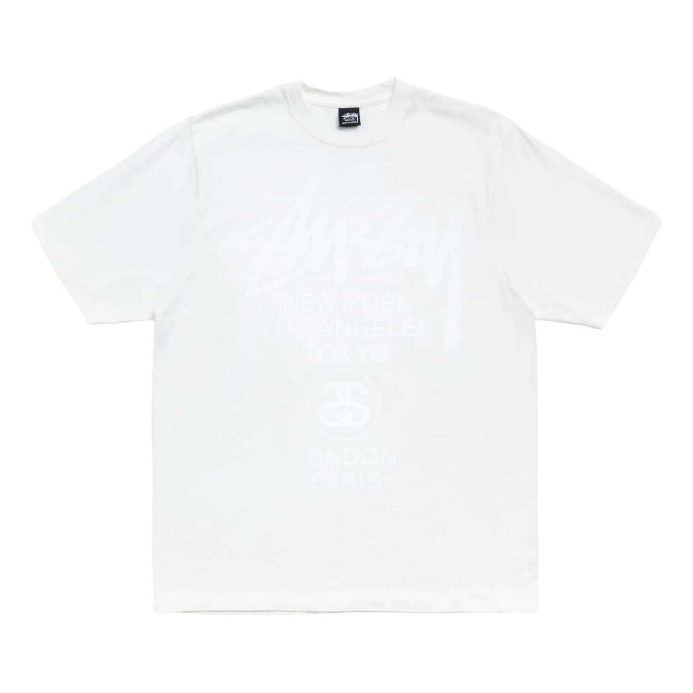 Stussy World Tour T-Shirt Pigment Dyed 'Natural' 3903962P-NATU
