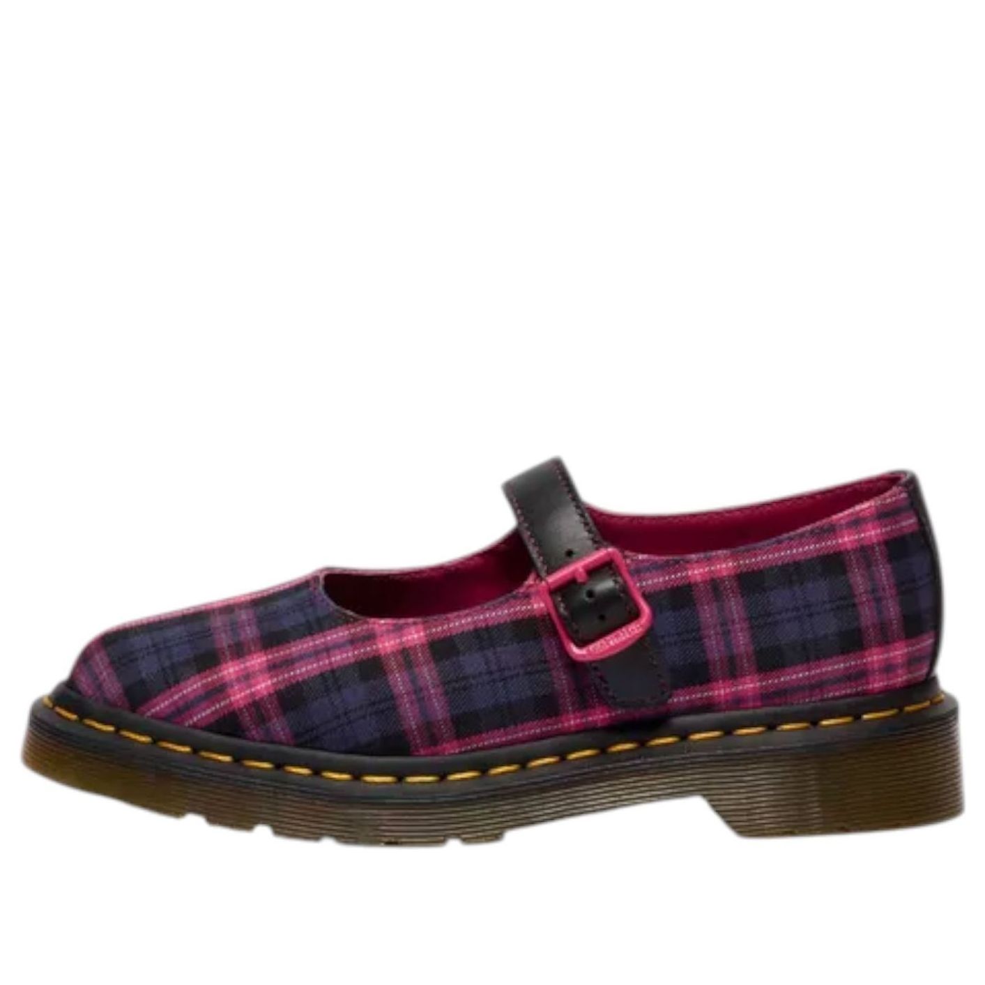 (WMNS) Dr. Martens Elphie MJ Tartan 'Black Pink Multi' 42605001
