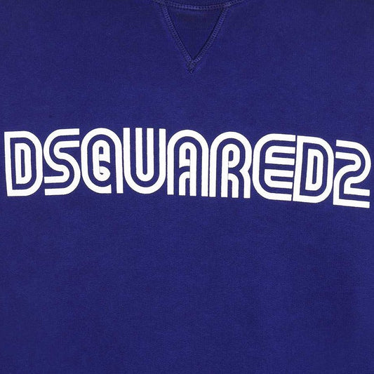 DSQUARED2 Blue Outline Logo Sweatshirt
