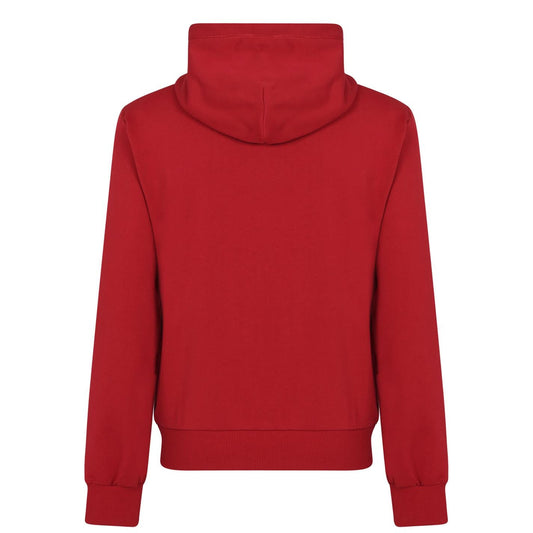 Dolce & Gabbana Red Plaque Hoodie
