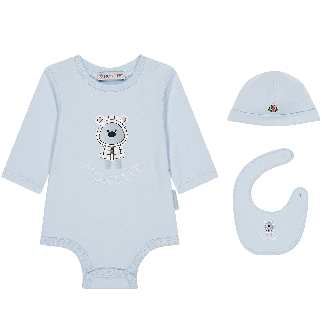 Infants Moncler Teddy Bear Motif Set