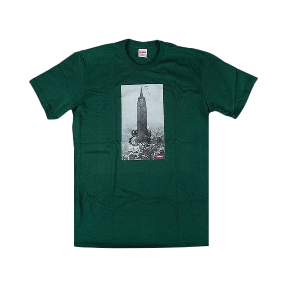 SUPREME MIKE KELLEY EMPIRE STATE TEE GREEN