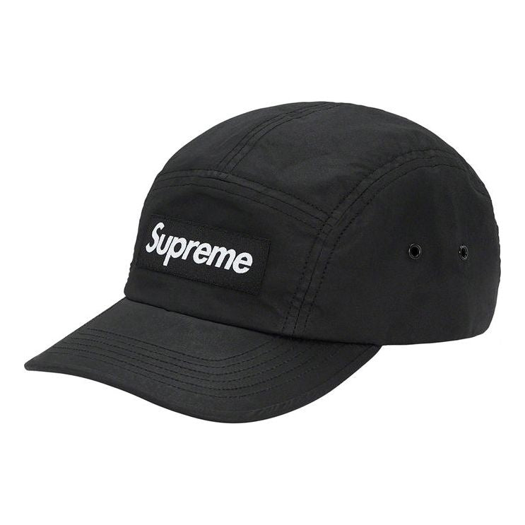 Supreme Barbour Waxed Cotton Camp Cap 'Black White' SUP-SS20-610