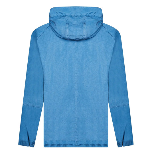 Stone Island Blue Logo Zip Jacket