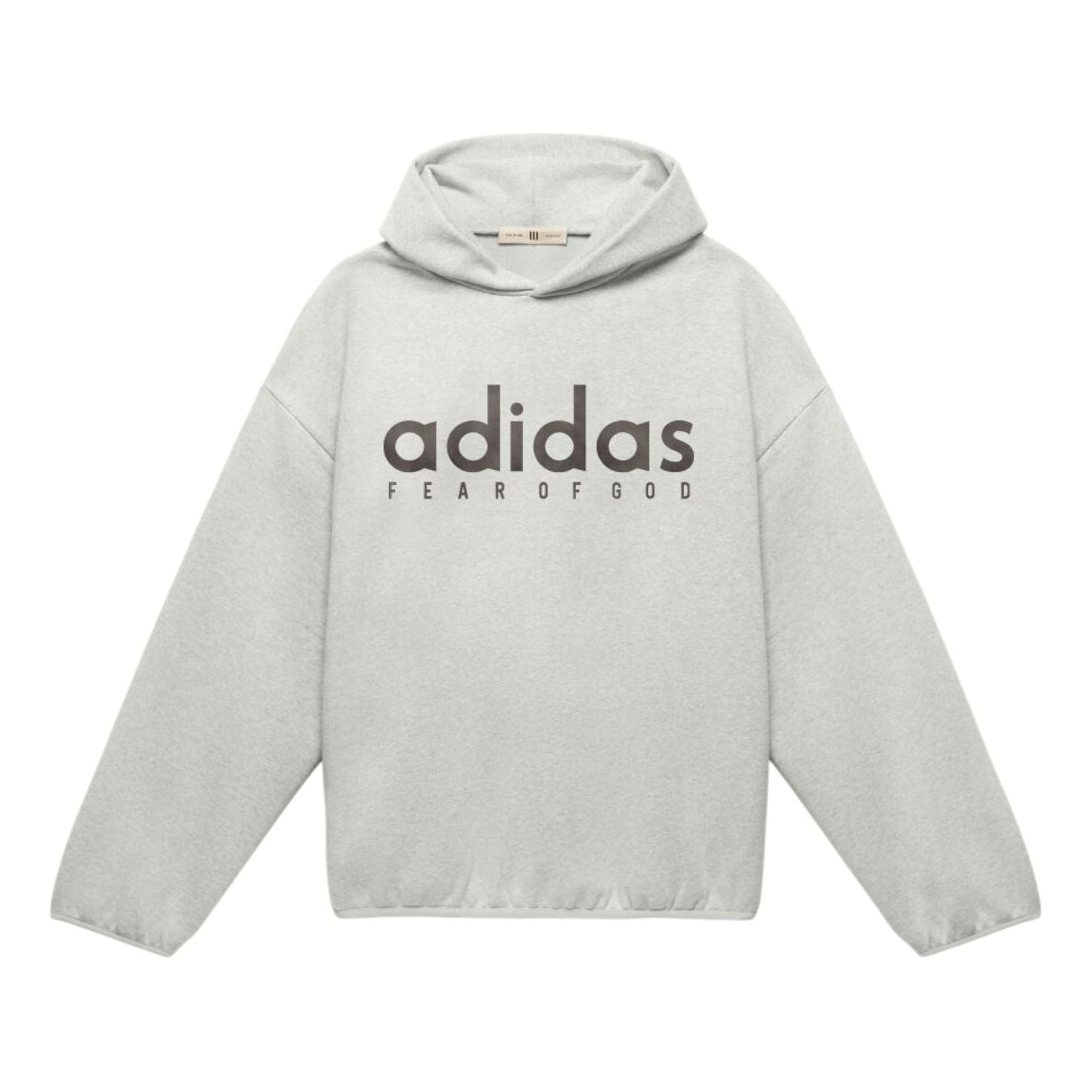 adidas x FEAR OF GOD ATHLETICS Oversized Hoodie Asia Sizing 'Heather Grey' JZ7367