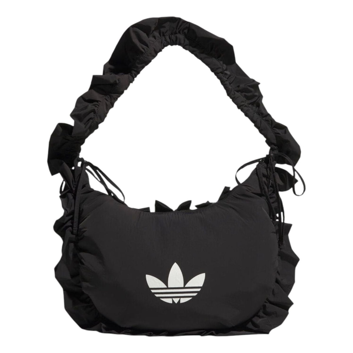 adidas Ruffle Shoulder Bag 'Black' IA8915