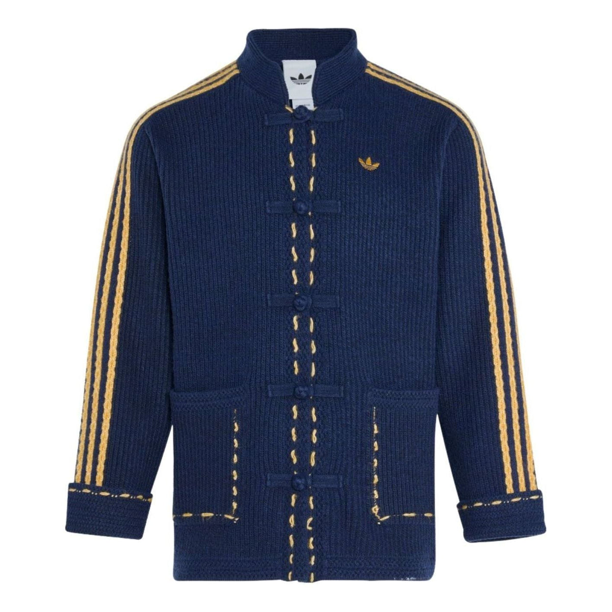 adidas New Year Knit Jacket Asia Sizing 'Navy' KR5064