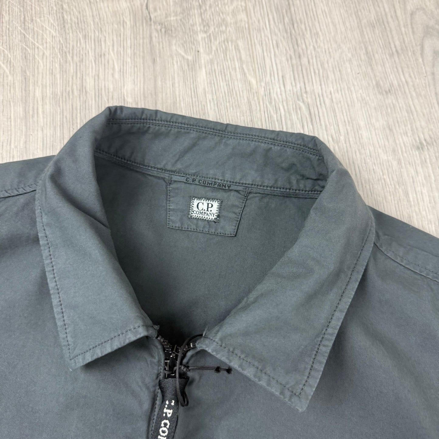 CP Company Zip Overshirt - Gunmetal Grey