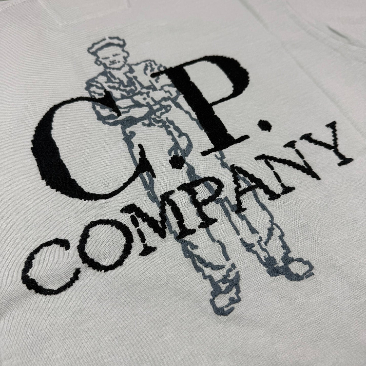 CP Company Embroidered Sailor T-Shirt - Misty Blue