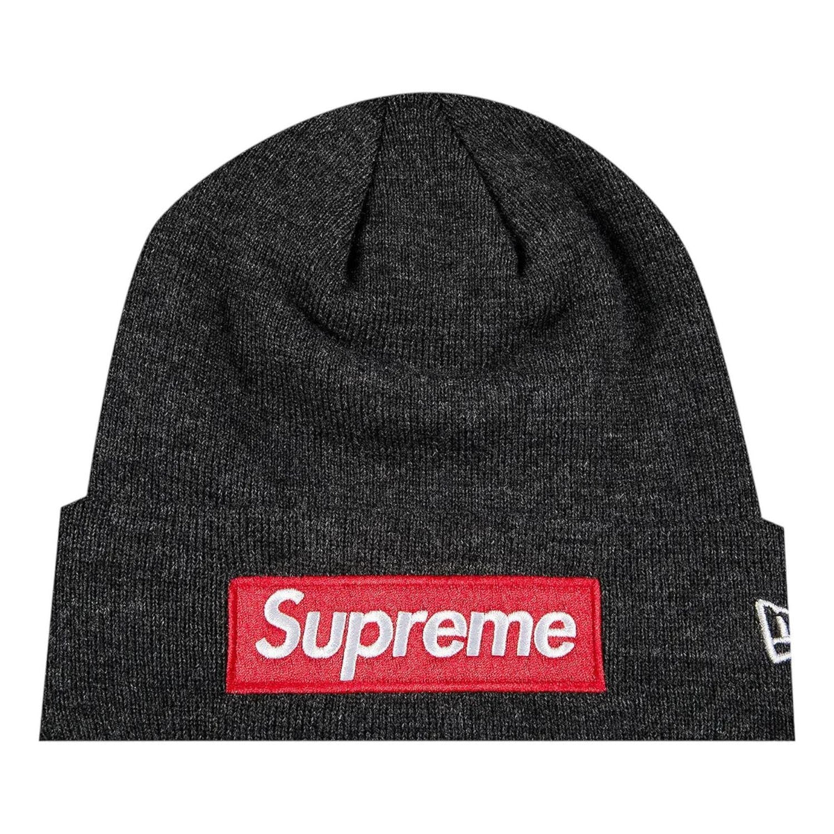 Supreme x New Era Box Logo Beanie 'Charcoal' FW21BN9-CHARCOAL
