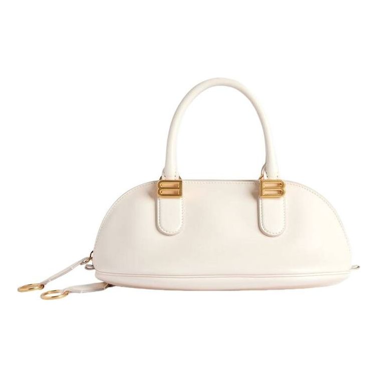 (WMNS) Balenciaga Bolero Bowling Bag Mini 'Cream' 8685852ACJS9404