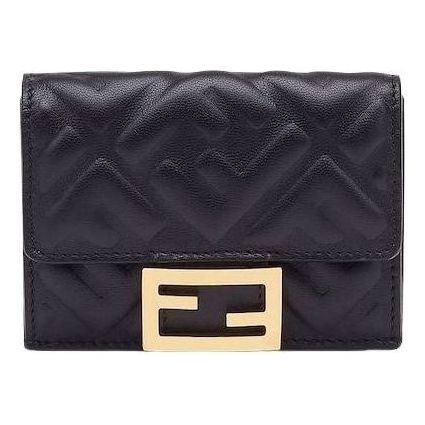 (WMNS) Fendi SS26 Baguette Micro Trifold 'Black' 8M0395AAJDF0KUR