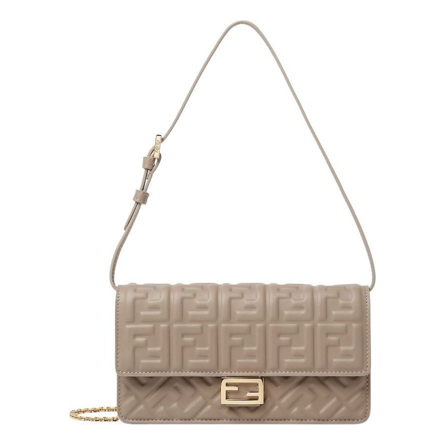 (WMNS) Fendi SS26 Wallet On Chain Baguette 'Grey' 8M0498AAJDF0E65