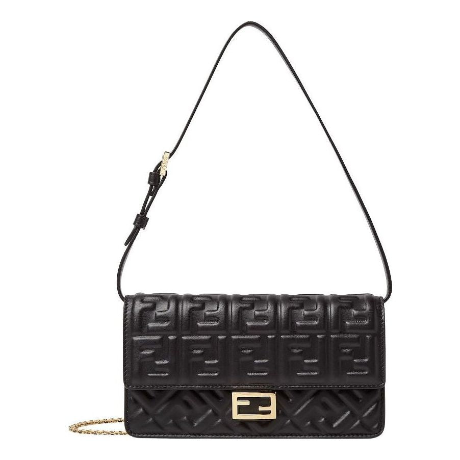 (WMNS) Fendi SS26 Wallet On Chain Baguette 'Black' 8M0498AAJDF0KUR