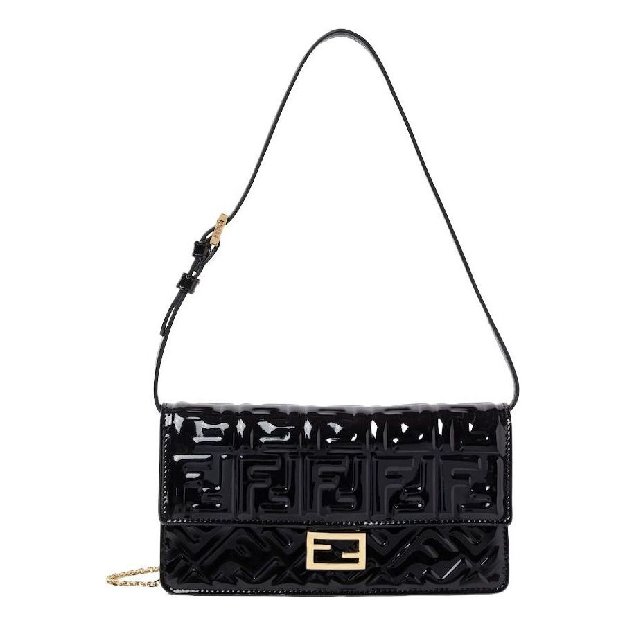 (WMNS) Fendi SS26 Wallet On Chain Baguette 'Black' 8M0498AW5OF0KUR