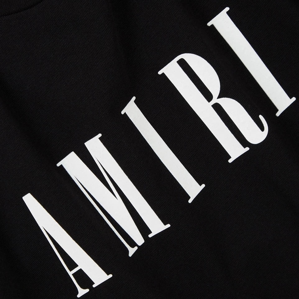 Kids Amiri Black Logo T-Shirt