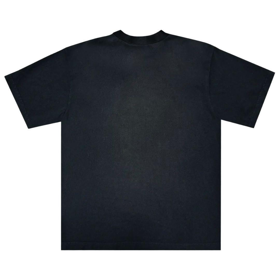 SP5DER WORLDWIDE WEB ANGEL NUMBER T-SHIRT BLACK
