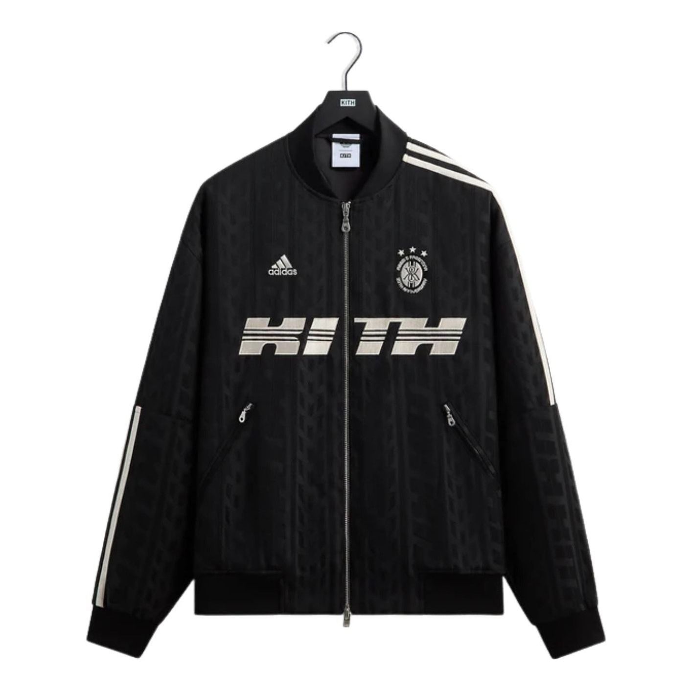 KITH x Messi for adidas Football Bomber Jacket 'Black' ADKR0071