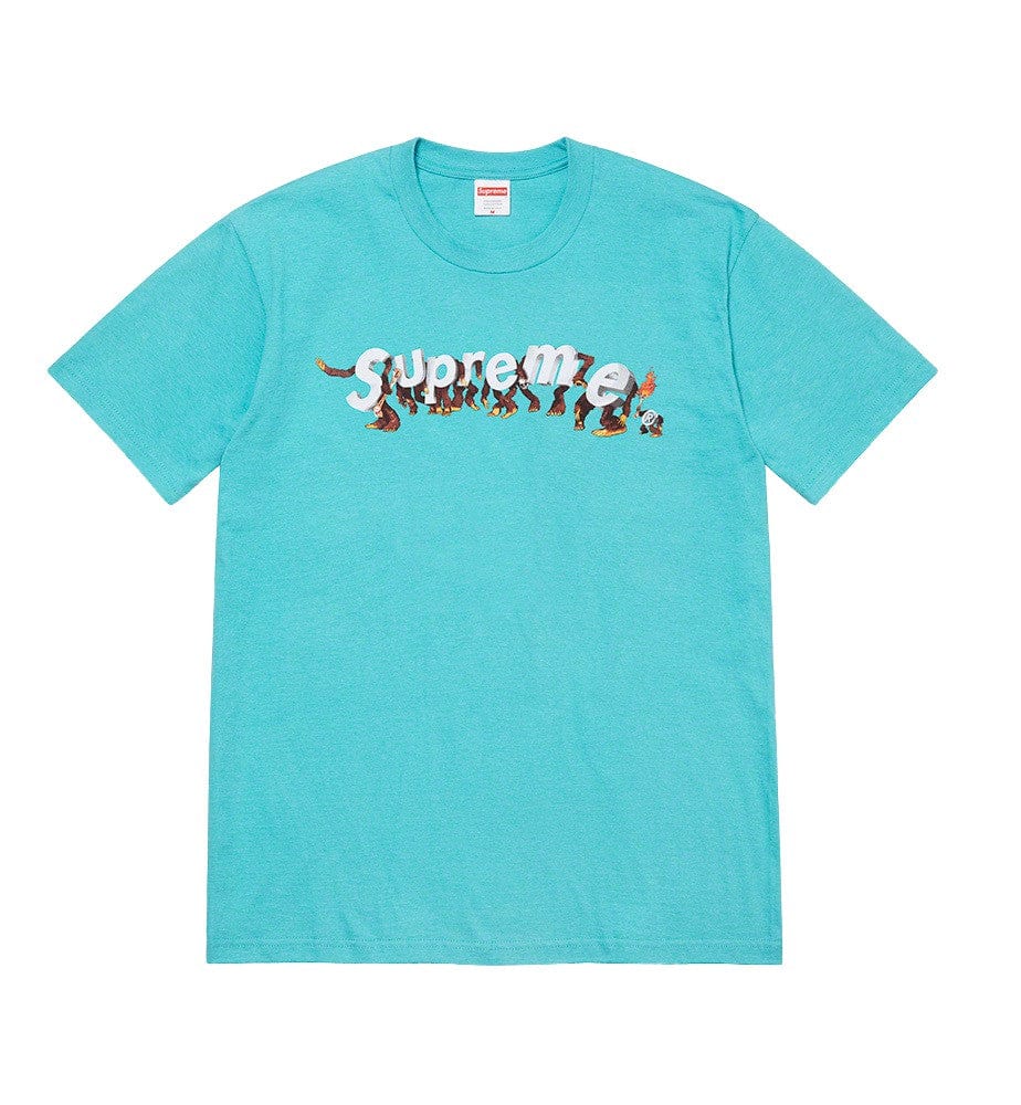 SUPREME APES TEE TEAL