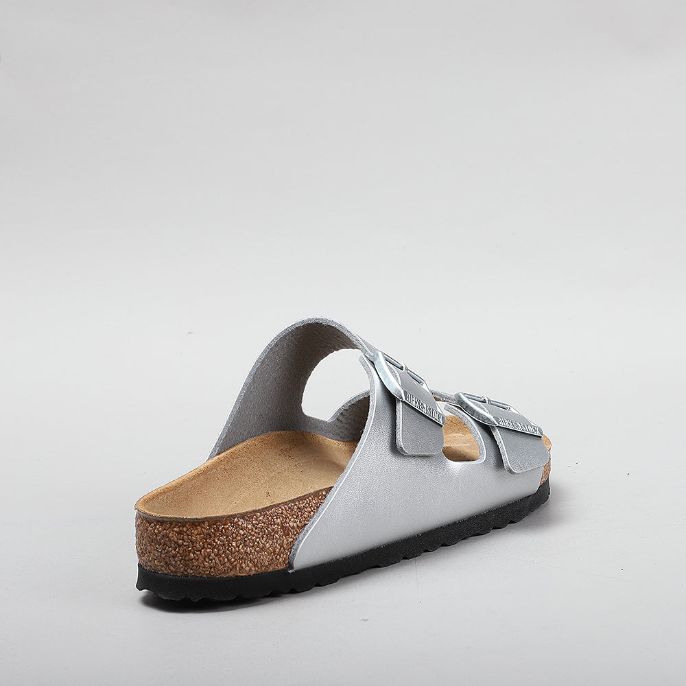 BIRKENSTOCK - ARIZONA 1012282 - SILVER SANDALS