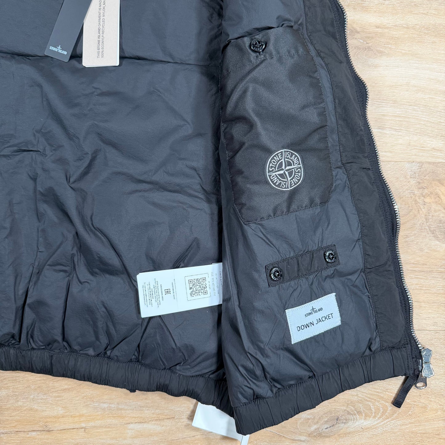 Stone Island Nylon Metal Down Vest in Black