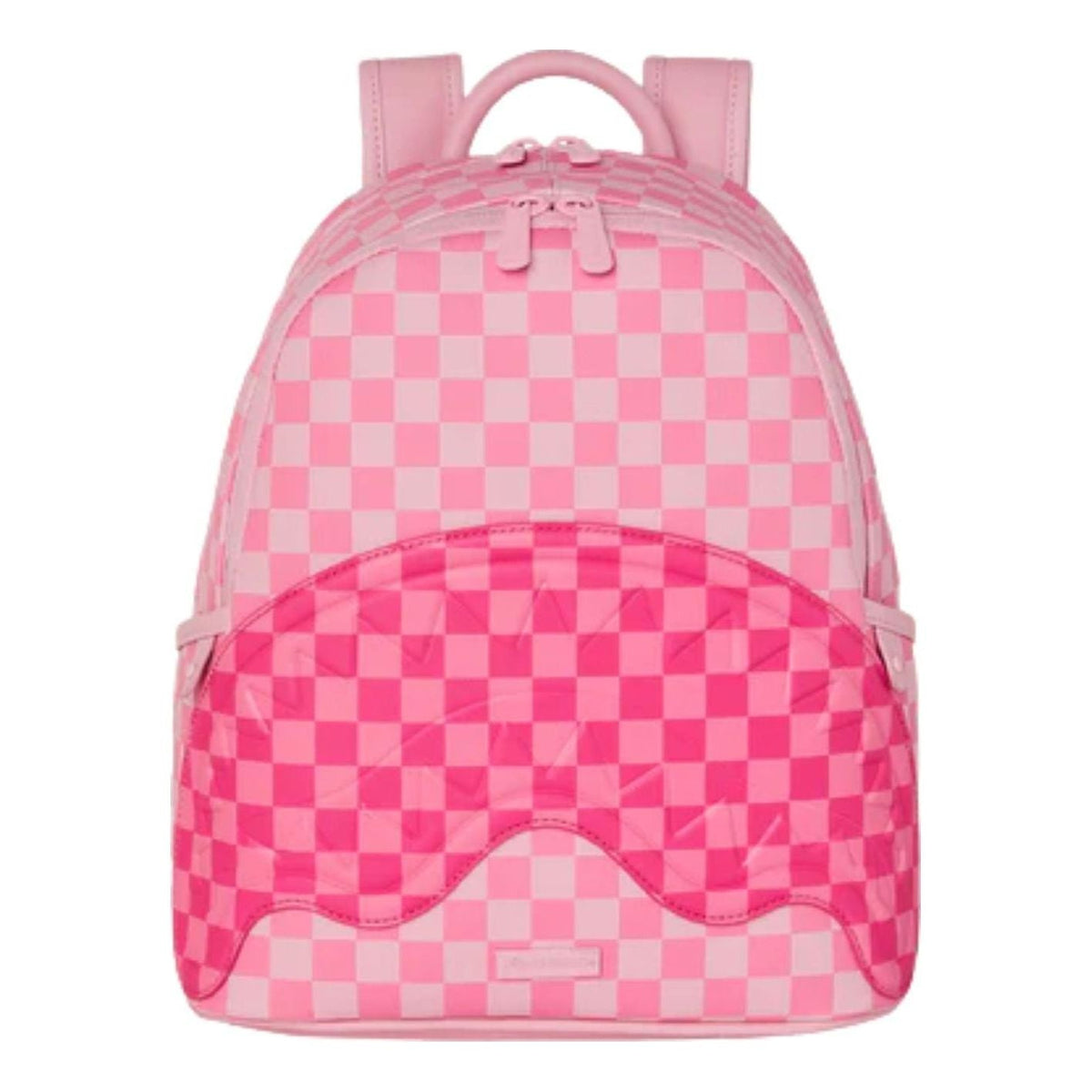 Sprayground Pink Sharks In Paris Patch Savage Backpack 'Pink' B9013