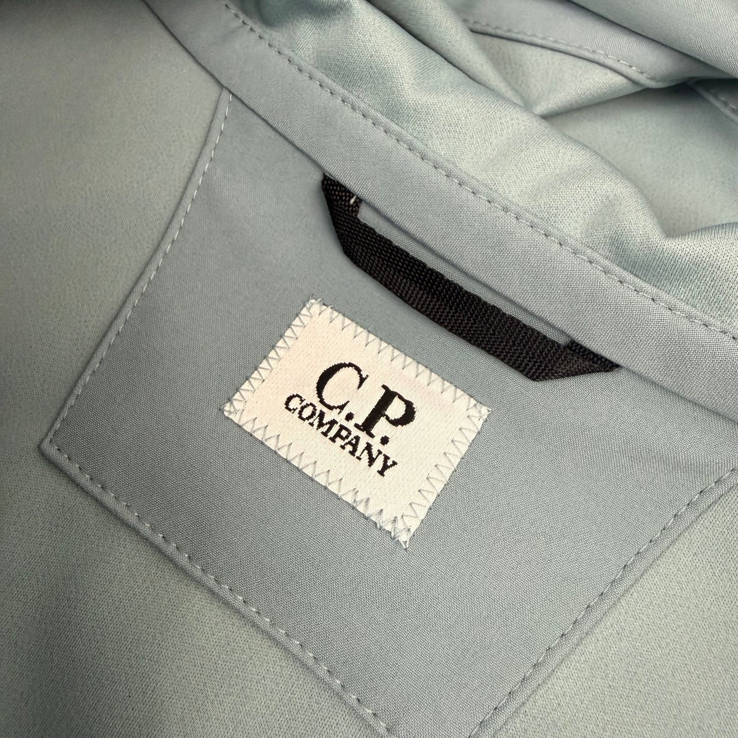 CP Company Shell Goggle Jacket - Silver Blue
