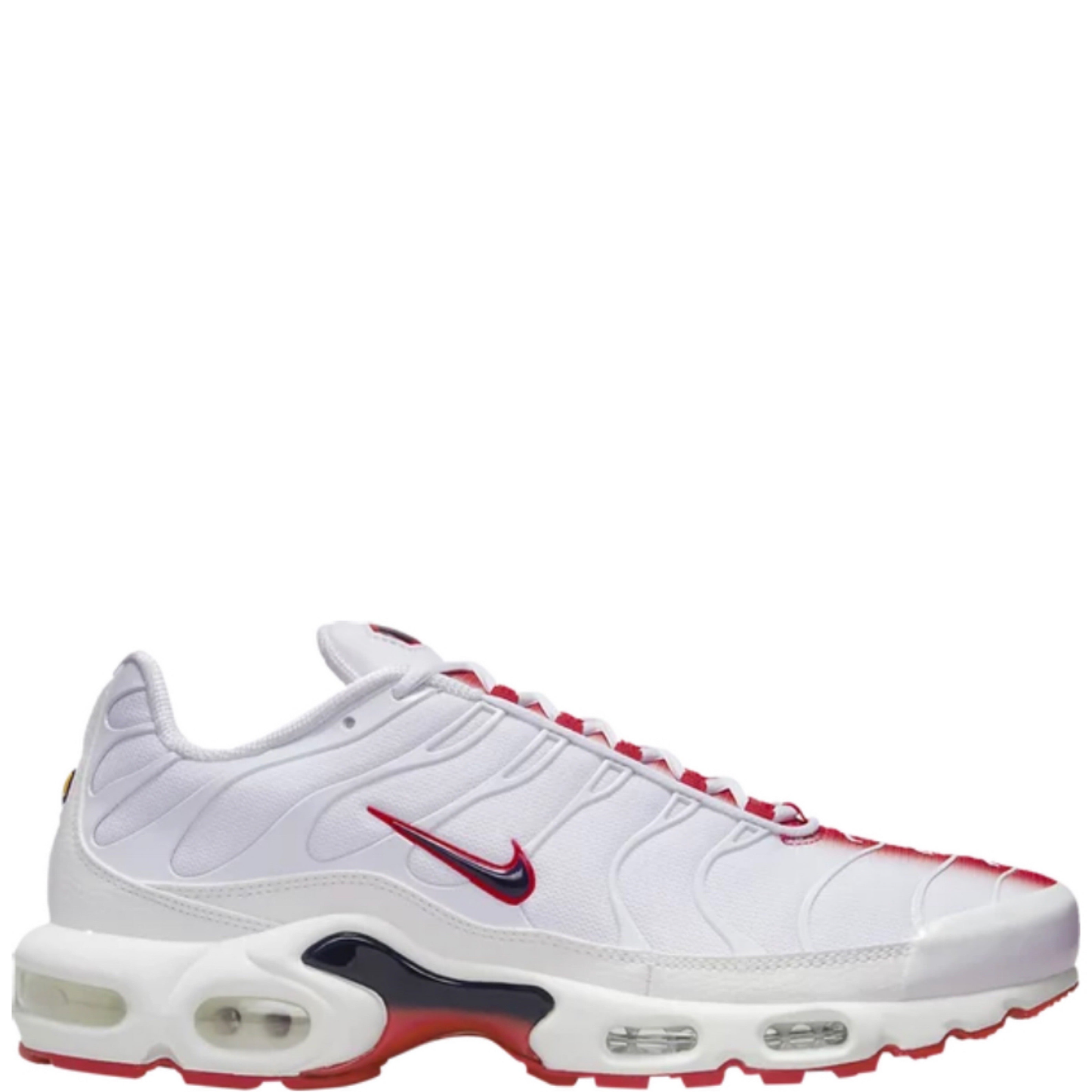 Nike Air Max Plus Tuned White University Red