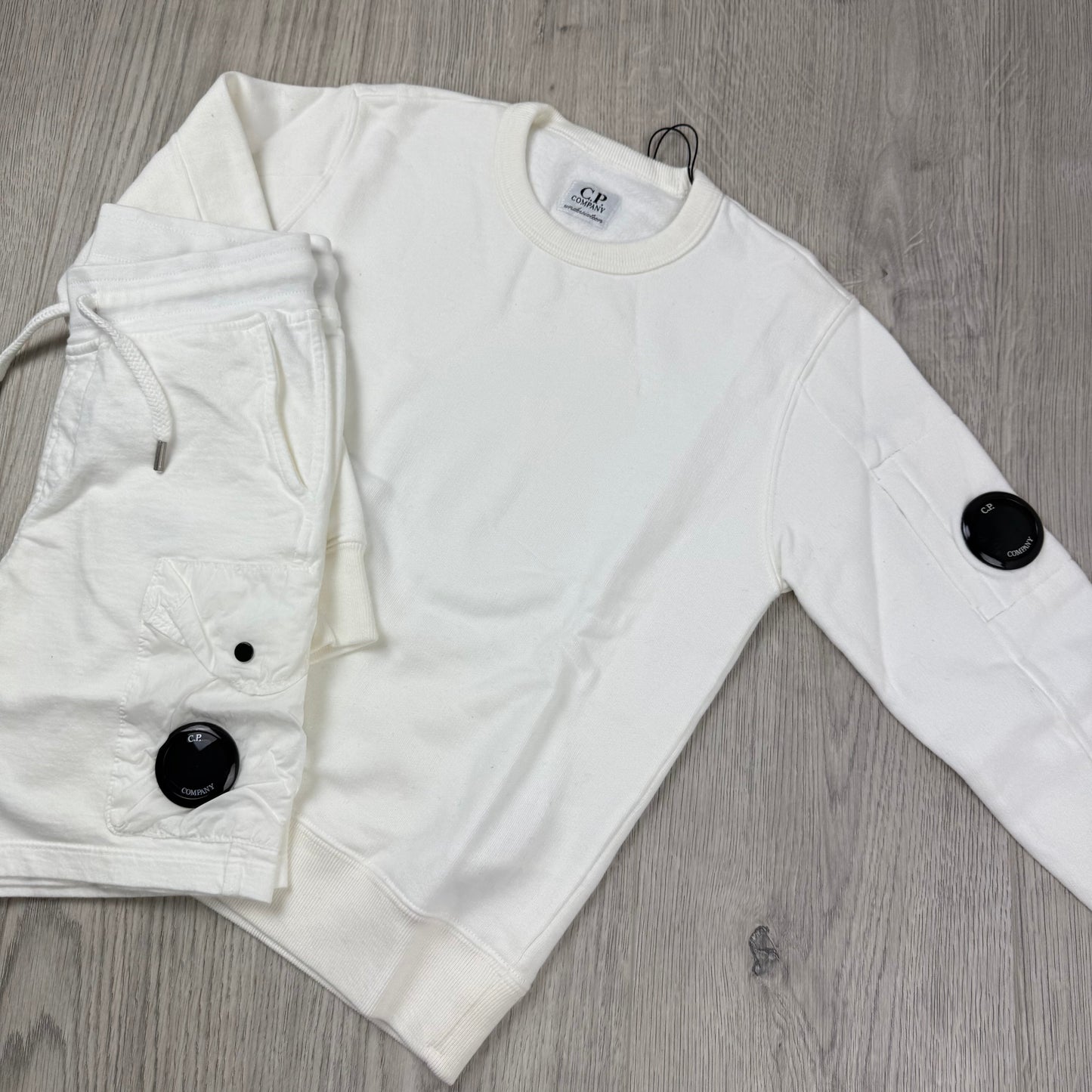 CP Company Junior Tracksuit - White