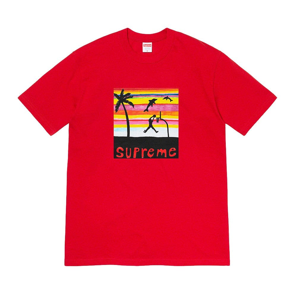 SUPREME DUNK TEE RED
