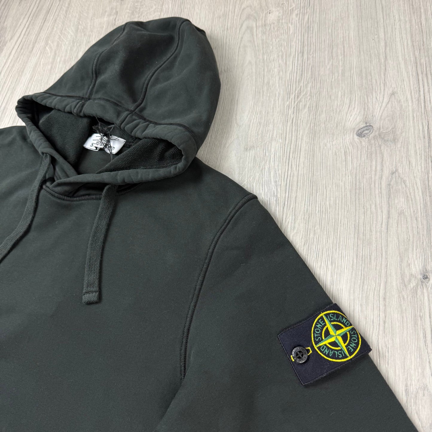 Stone Island Dyed Hoodie - Black