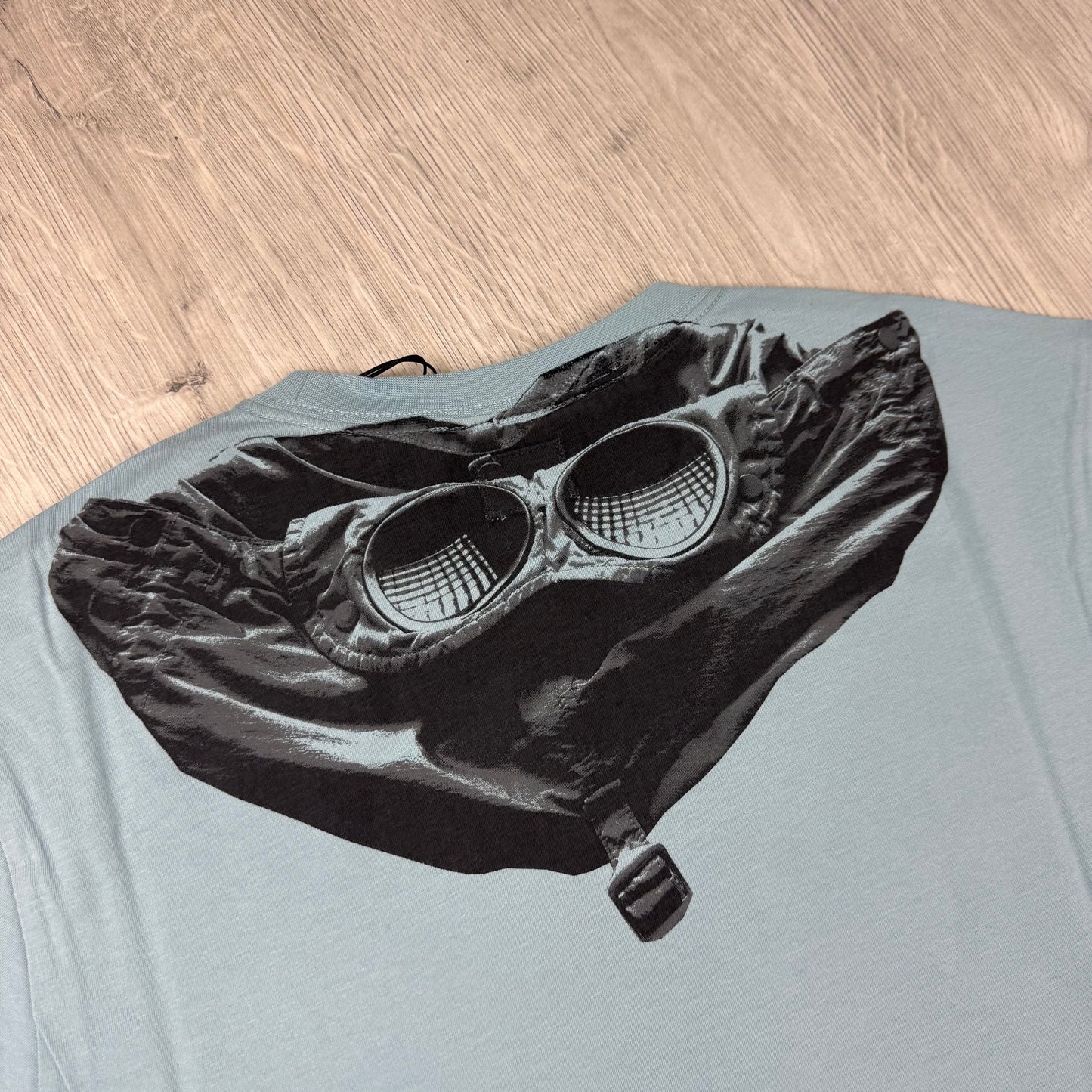 CP Company Goggle T-Shirt - Silver Blue