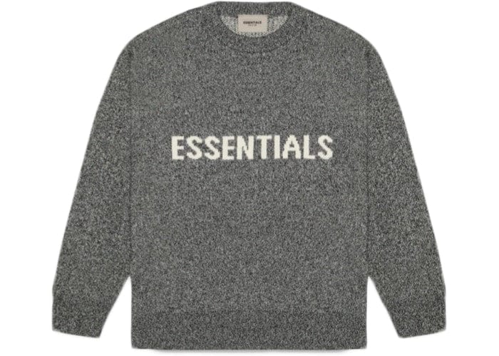 ESSENTIALS FOG KNIT SWEATER GREY MELANGE