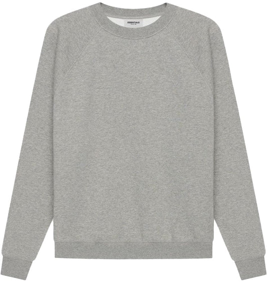 ESSENTIALS FOG CREWNECK 2021 DARK HEATHER OATMEAL