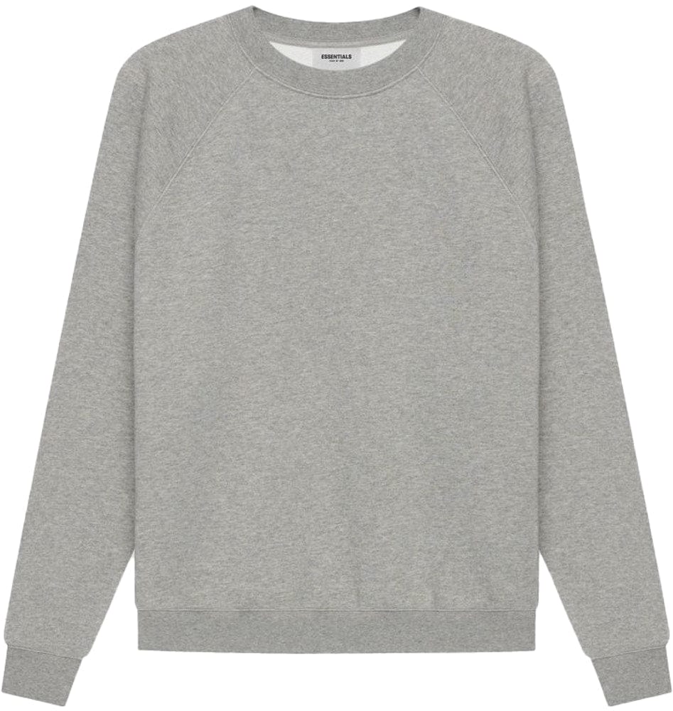 ESSENTIALS FOG CREWNECK 2021 DARK HEATHER OATMEAL