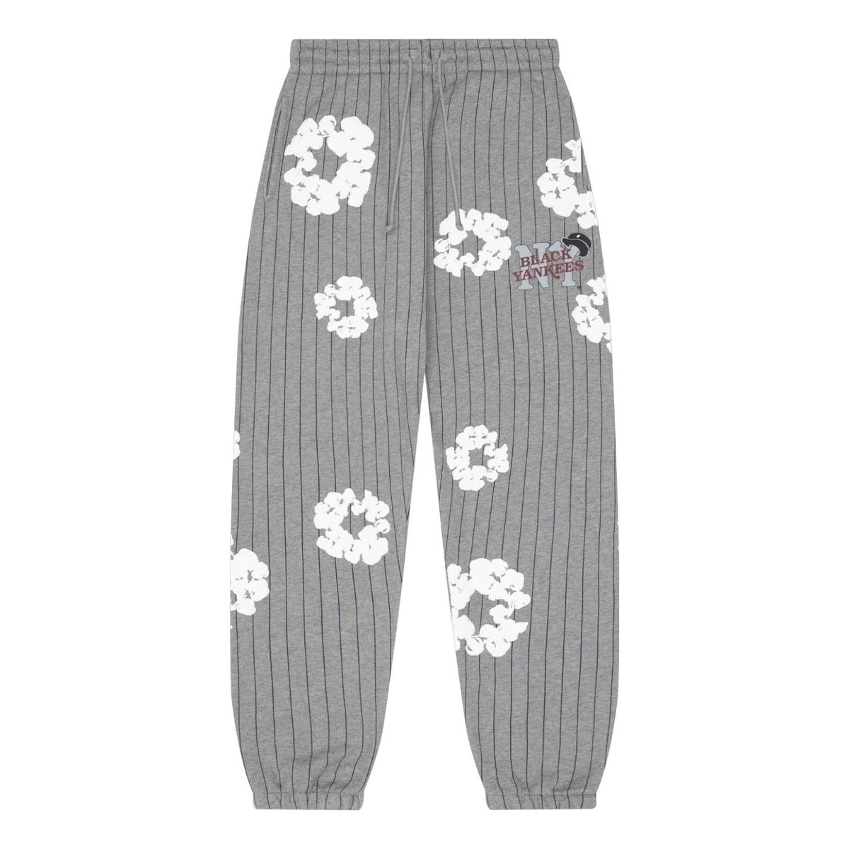 Denim Tears Pinstripe Wreath Sweatpants 'Grey' FW25BAS11282029