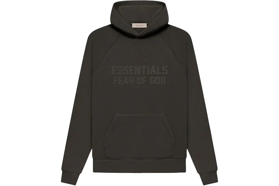 ESSENTIALS FOG HOODIE OFF BLACK