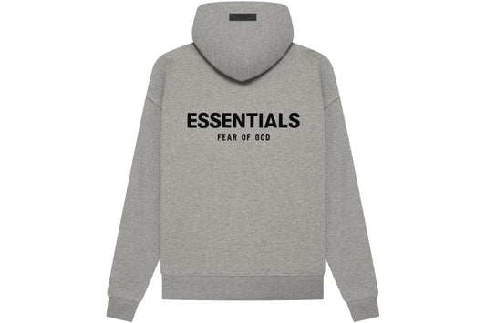 ESSENTIALS FOG HOODIE DARK HEATHER OATMEAL SS22