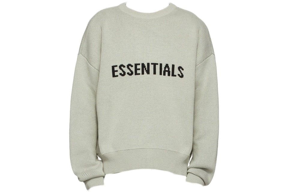 ESSENTIALS FOG KNIT CREWNECK CONCRETE