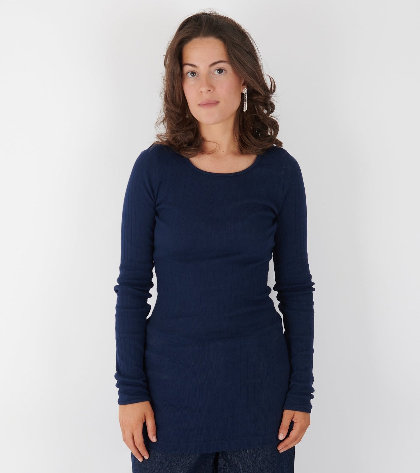 101 Rib Extra Solid Colour Navy