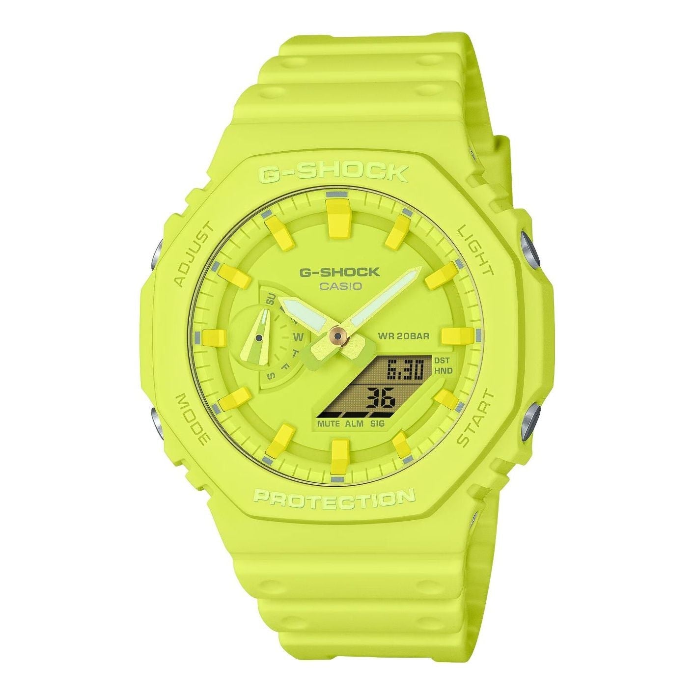 CASIO G-Shock GA-2100 Series 'Yellow' GA-2100-9A9
