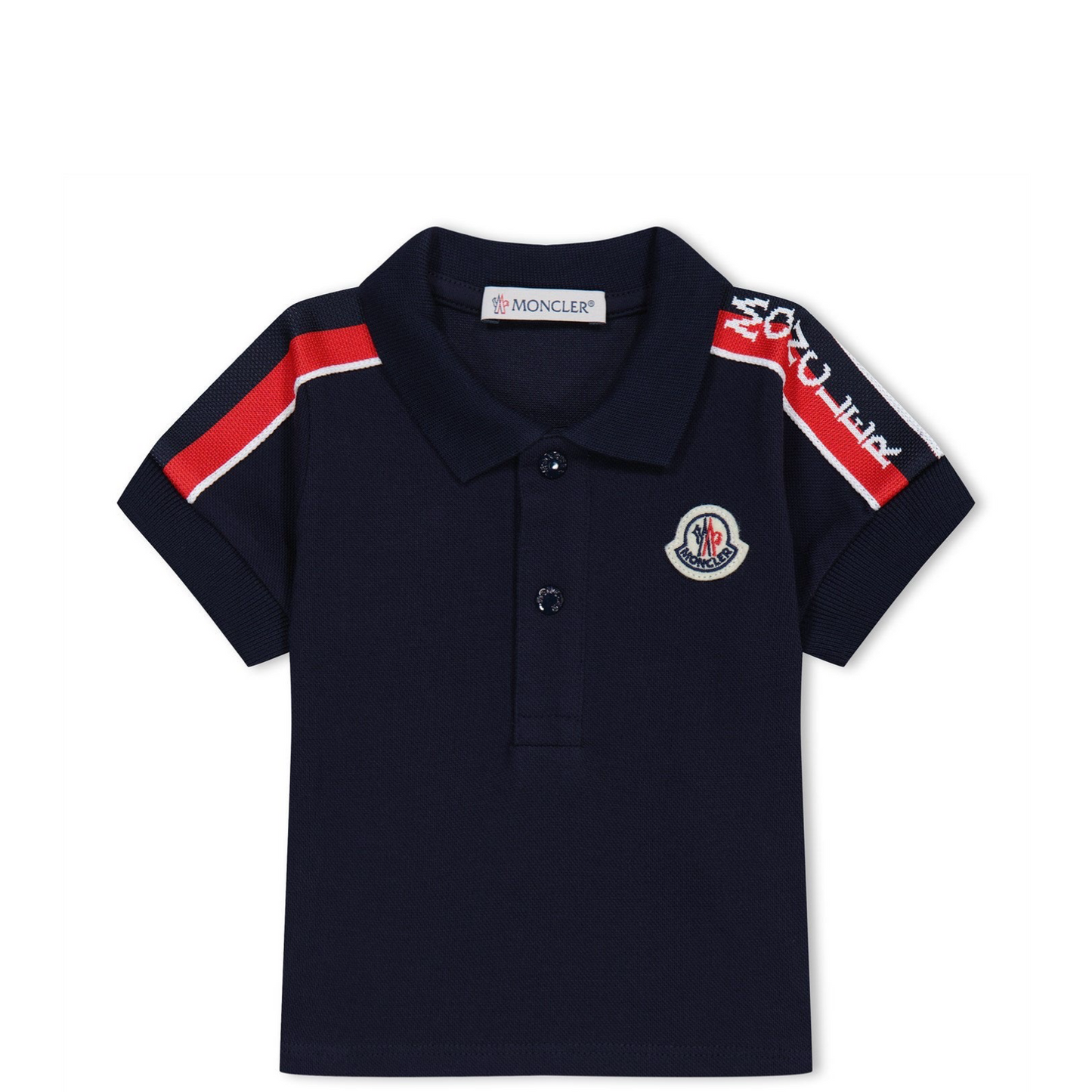 Infants Moncler Tape Logo Polo Shirt