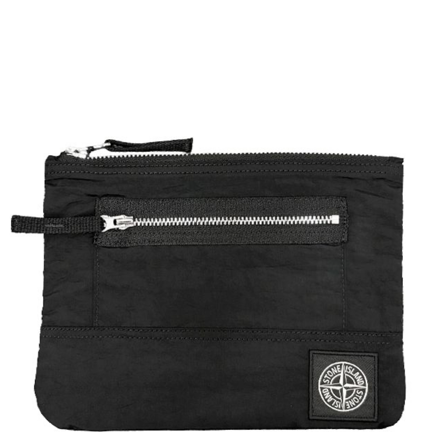 Stone Island Logo Patch Wallet Pouch